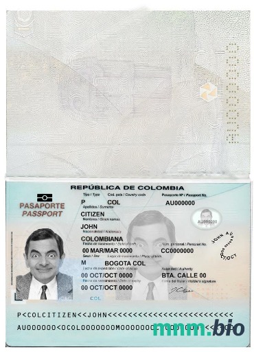 Columbia Passport (2018-obecnie) przykład w formacie PSD